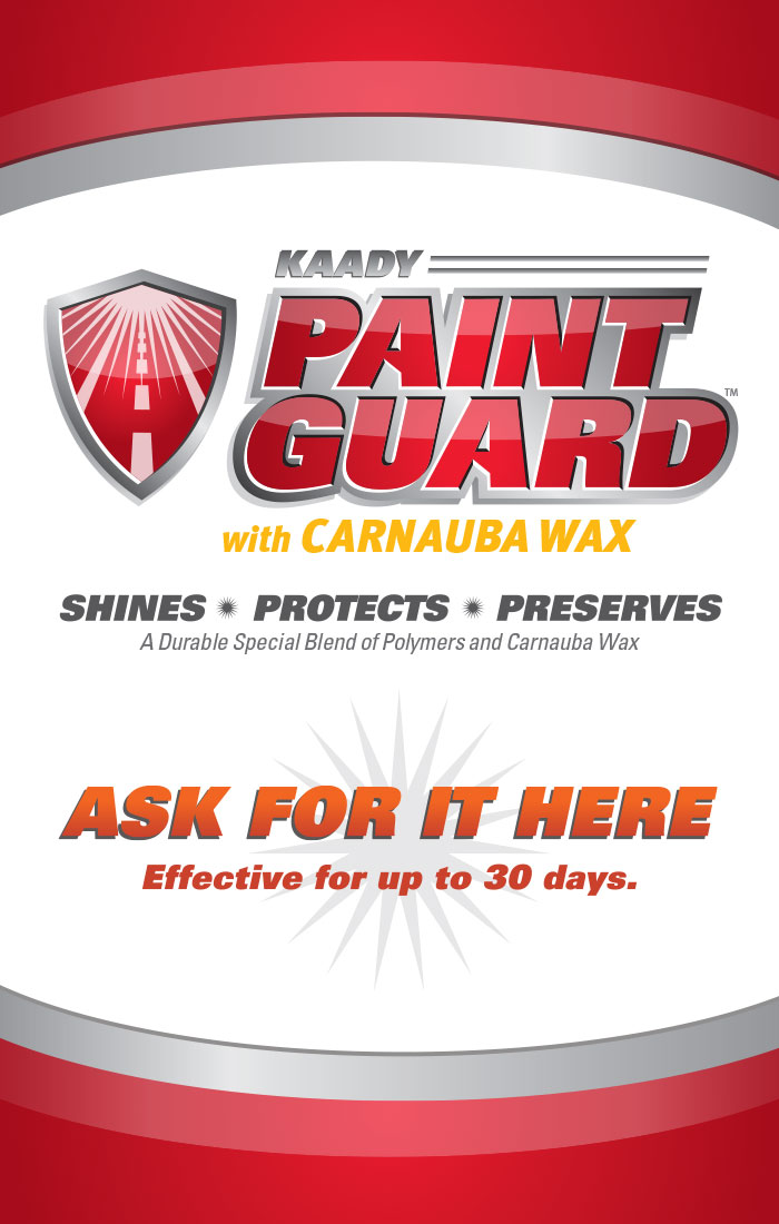 Paint Guard sign