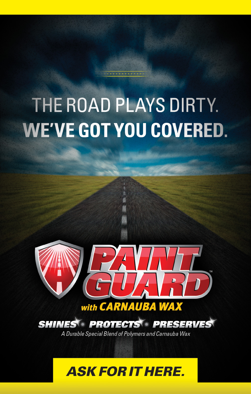 Paint Guard sign